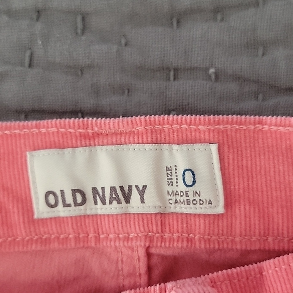 Old Navy Skinny Rock Star Cords in Beach Party Pink - Picture 3 of 10